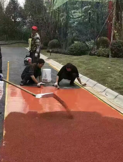 阿里彩色路面改色是提升路面美观性